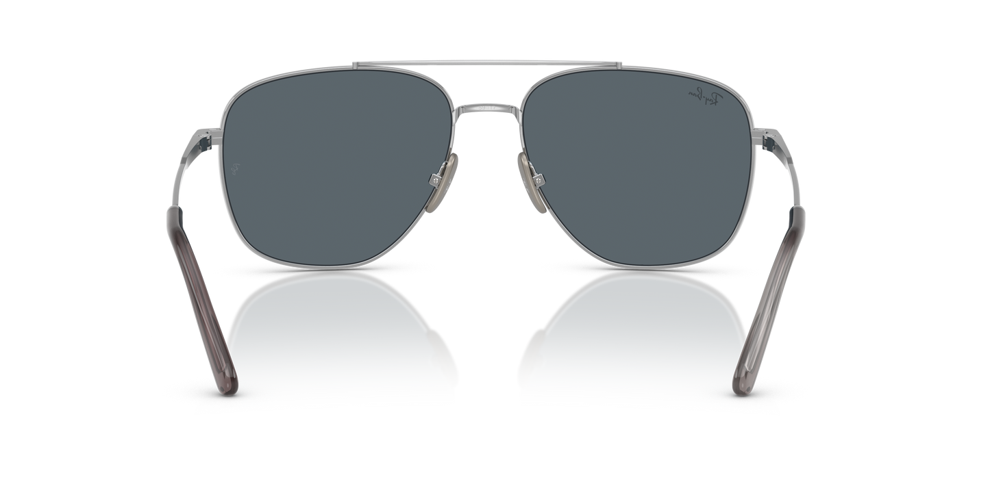 Ray-Ban RB8097 William Titanium Sunglasses - Square Metal Frame