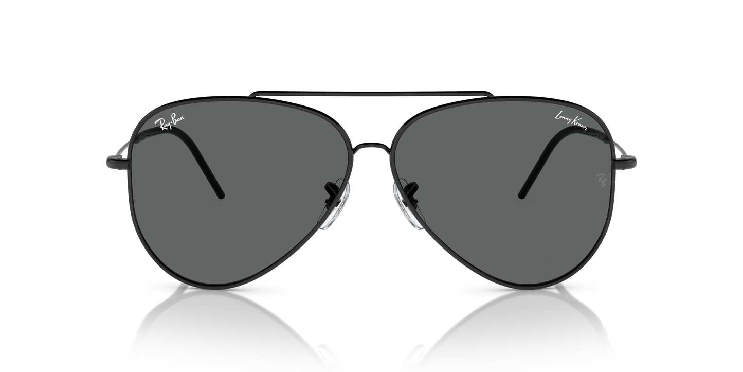 Ray-Ban RBR0101S Lenny Kravitz X Aviator Reverse Sunglasses - Metal Frame