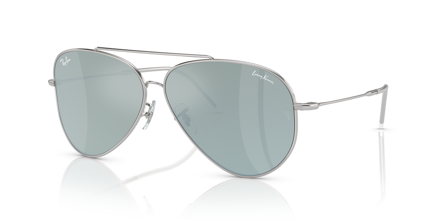 Ray-Ban RBR0101S Lenny Kravitz X Aviator Reverse Sunglasses - Metal Frame