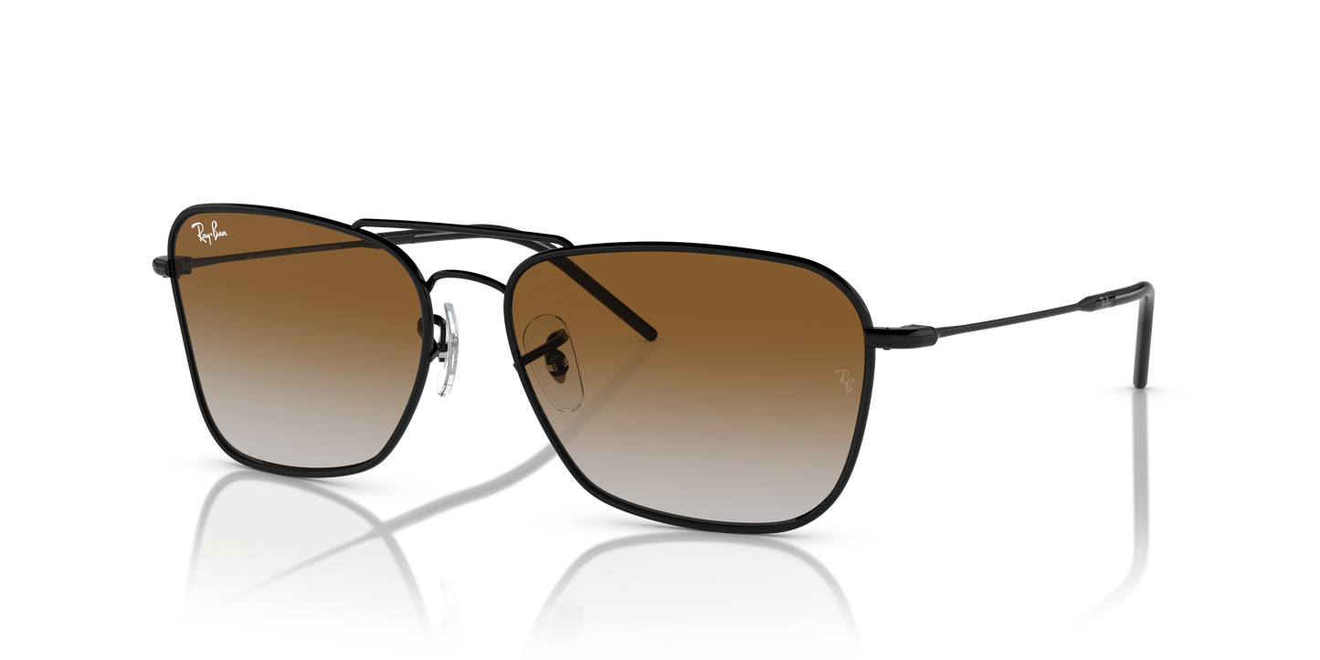 Ray-Ban RBR0102S Caravan Reverse Sunglasses - Square Metal Frame
