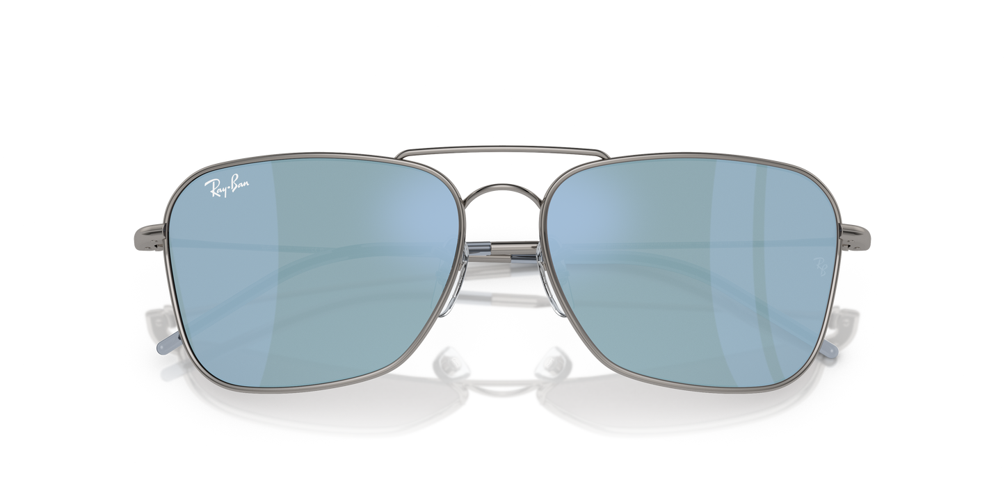 Ray-Ban RBR0102S Caravan Reverse Sunglasses - Square Metal Frame