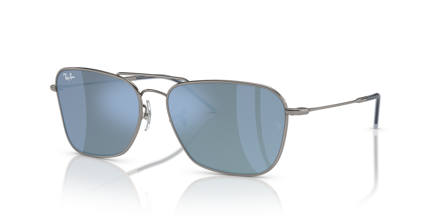 Ray-Ban RBR0102S Caravan Reverse Sunglasses - Square Metal Frame