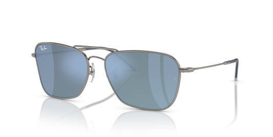 Ray-Ban RBR0102S Caravan Reverse Sunglasses - Square Metal Frame