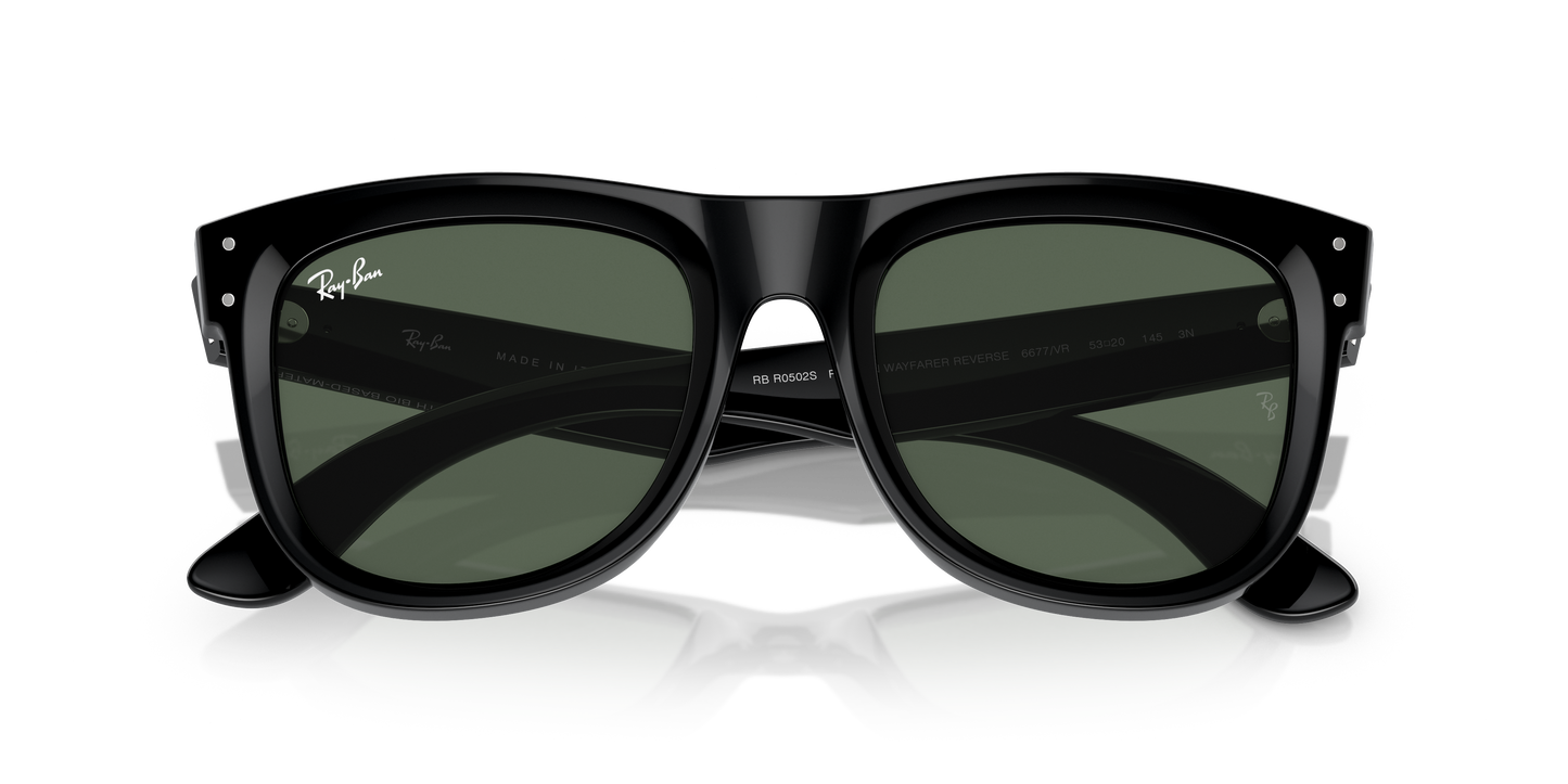 Ray-Ban RBR0502S Wayfarer Reverse Sunglasses - Square Injected Frame