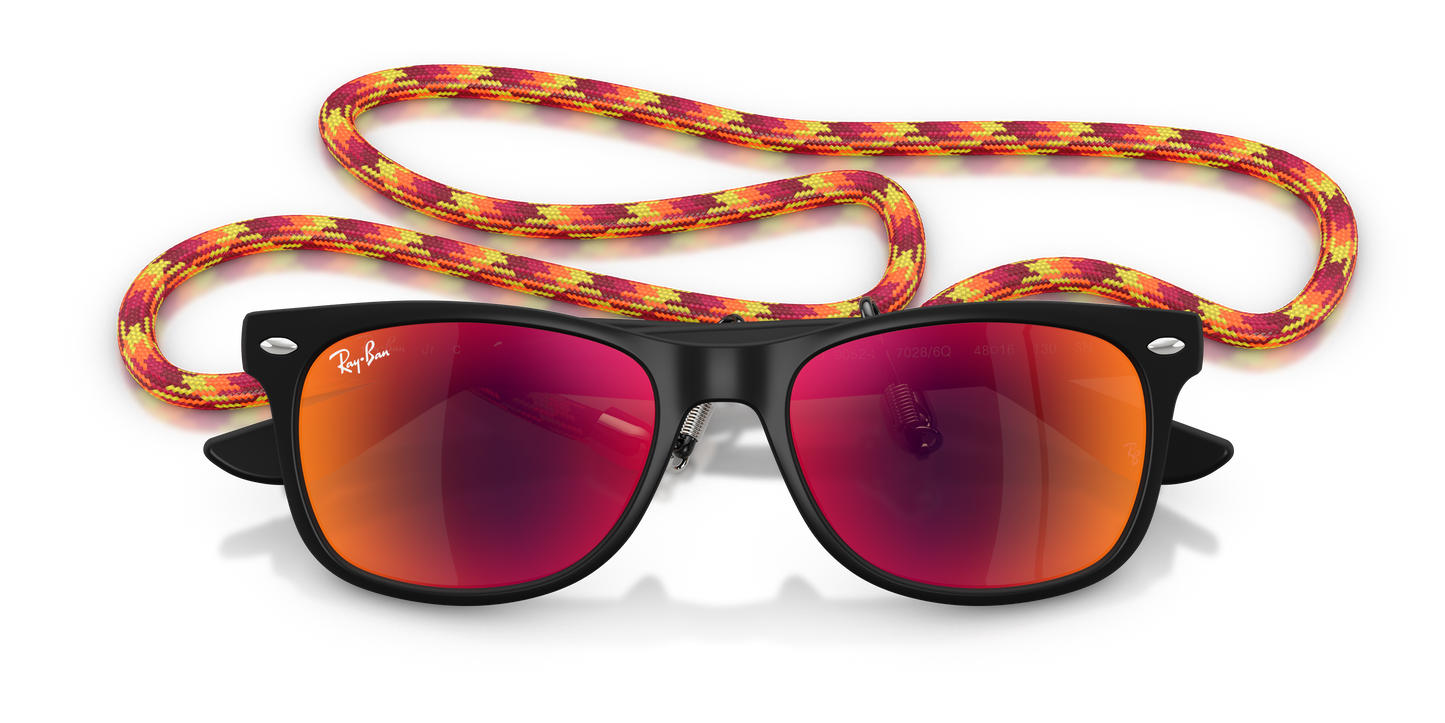 Ray-Ban RB9052S New Wayfarer Summer Capsule Kids Sunglasses - Square Injected Frame