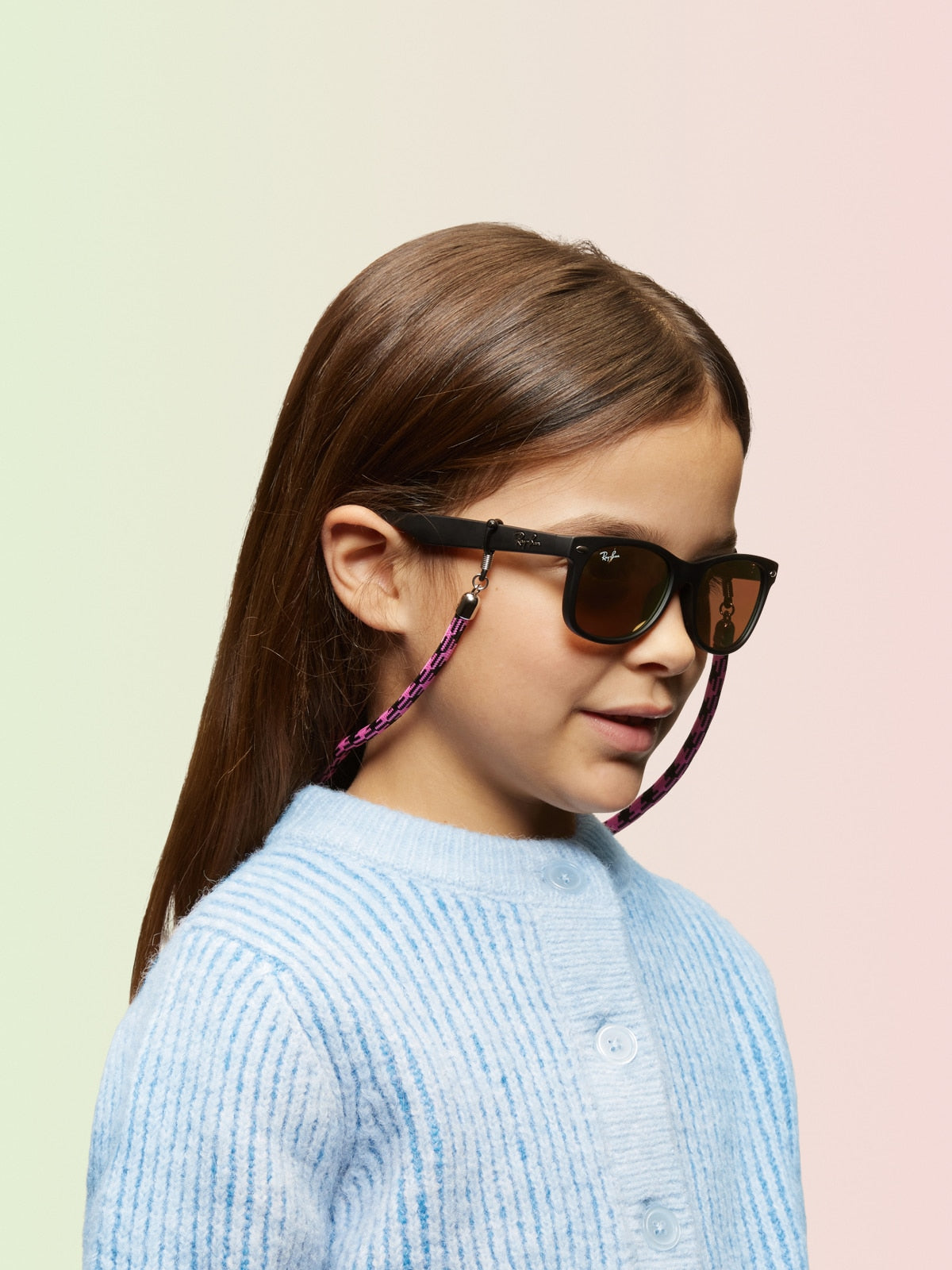Ray-Ban RB9052S New Wayfarer Summer Capsule Kids Sunglasses - Square Injected Frame