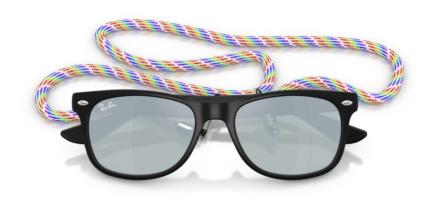 Ray-Ban RB9052S New Wayfarer Summer Capsule Kids Sunglasses - Square Injected Frame
