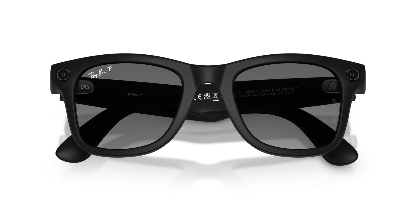 Ray-Ban Meta Gen 2 Wayfarer Smart Glasses - Square Injected Frame