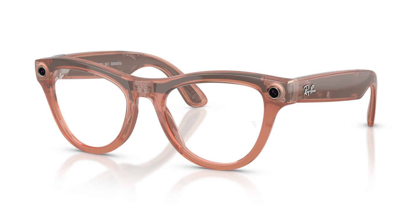 Ray-Ban Meta Gen 2 Skyler Smart Glasses - Cat-Eye Injected Frame