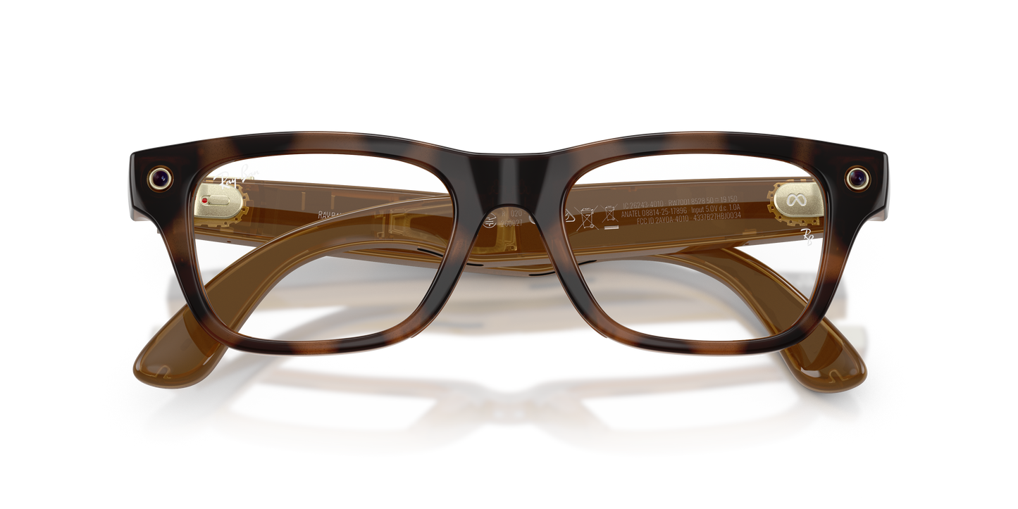 Ray-Ban Meta Gen 2 Ray-Ban (Gen 2) Blayzer Smart Glasses - Rectangle Injected Frame