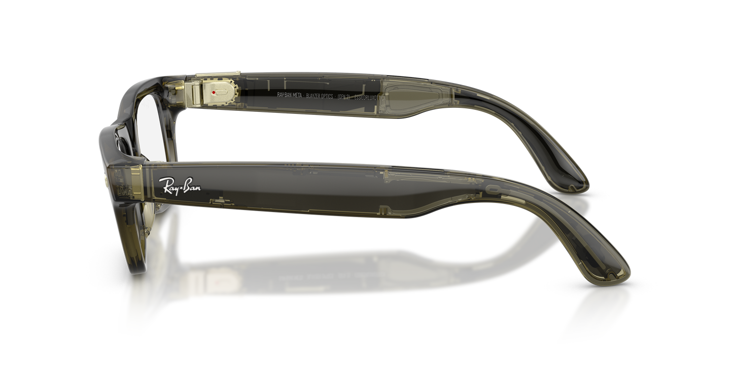 Ray-Ban Meta Gen 2 Blayzer Smart Glasses - Rectangle Injected Frame