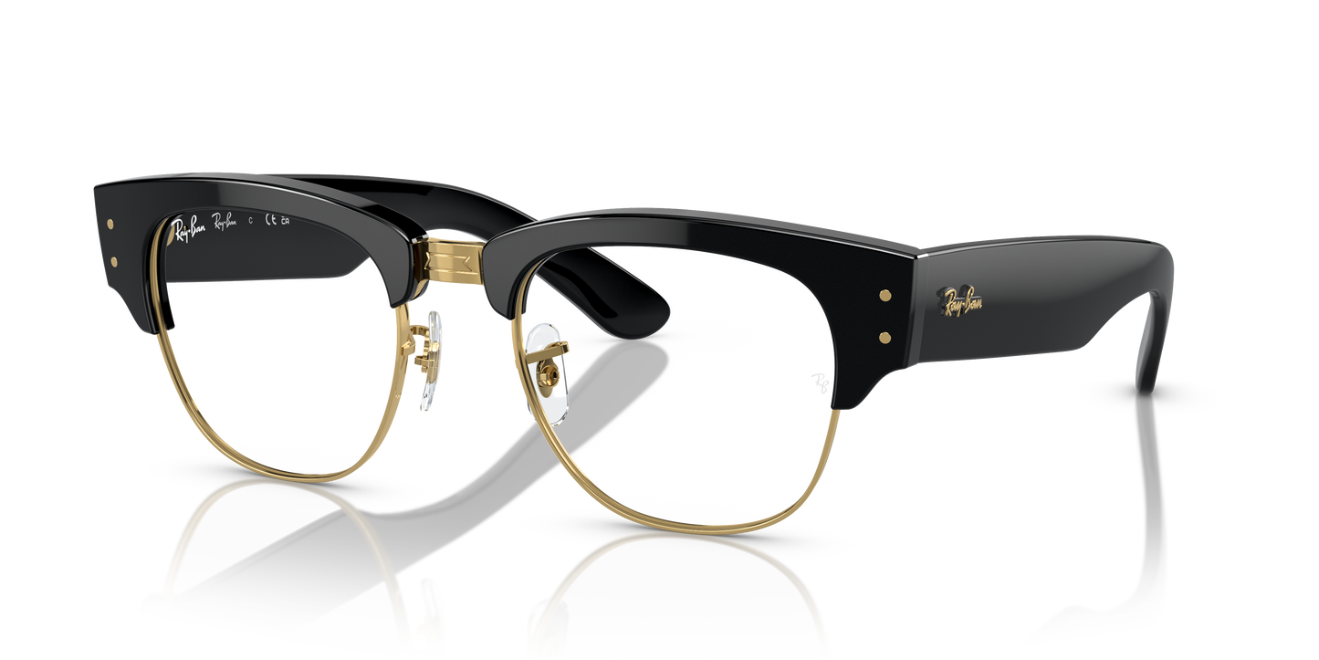 Ray-Ban RB0316V Mega Clubmaster Eyeglasses - Square Injected Frame
