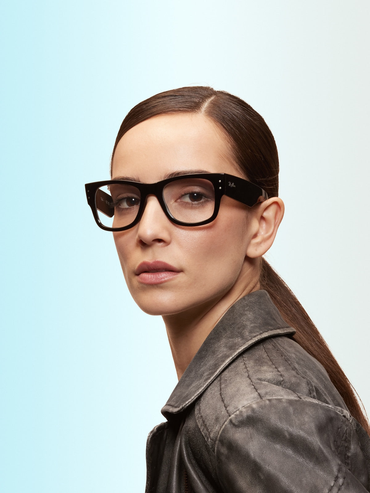 Ray-Ban RB0840V Mega Wayfarer Eyeglasses - Square Injected Frame