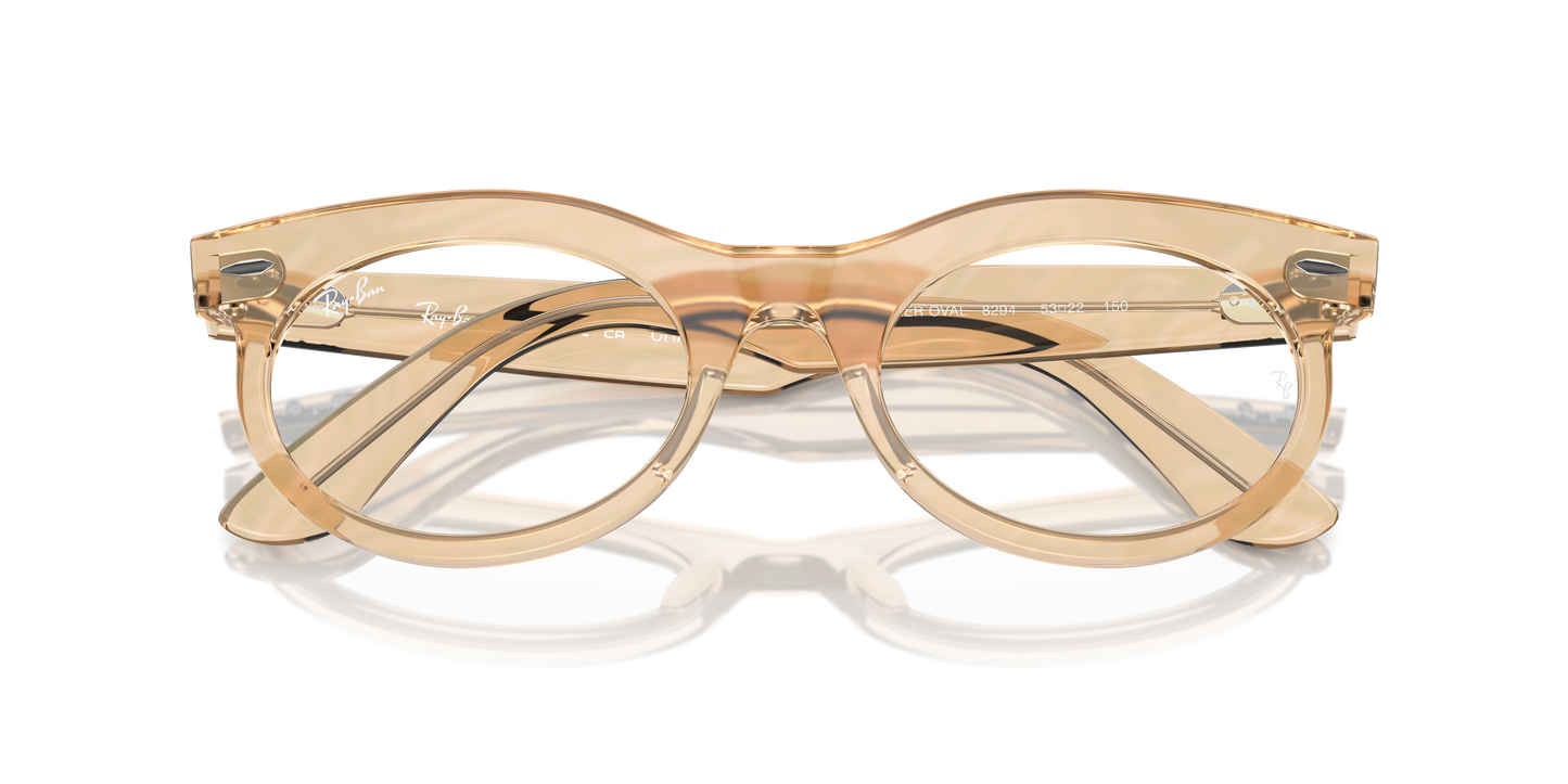 Ray-Ban RB2242V Wayfarer Oval Change Eyeglasses - Injected Frame