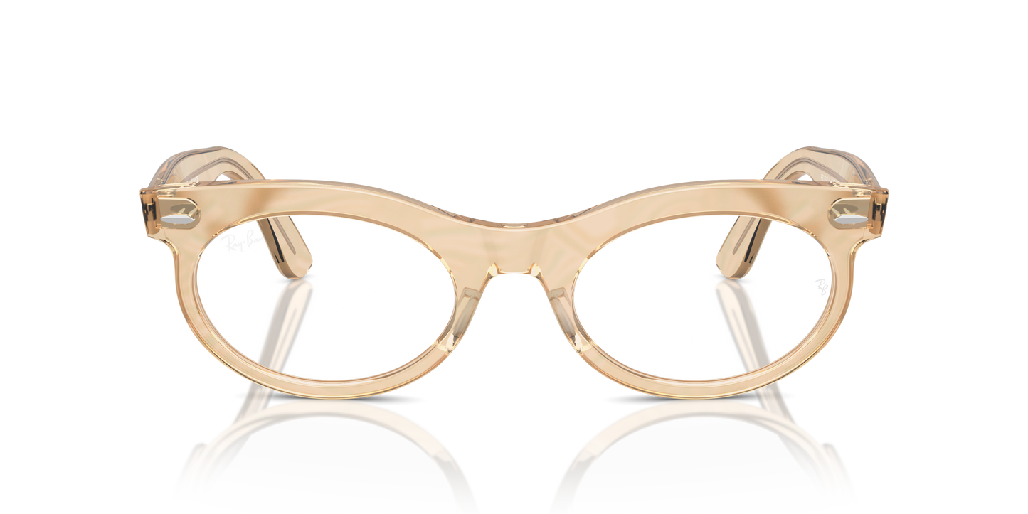 Ray-Ban RB2242V Wayfarer Oval Change Eyeglasses - Injected Frame