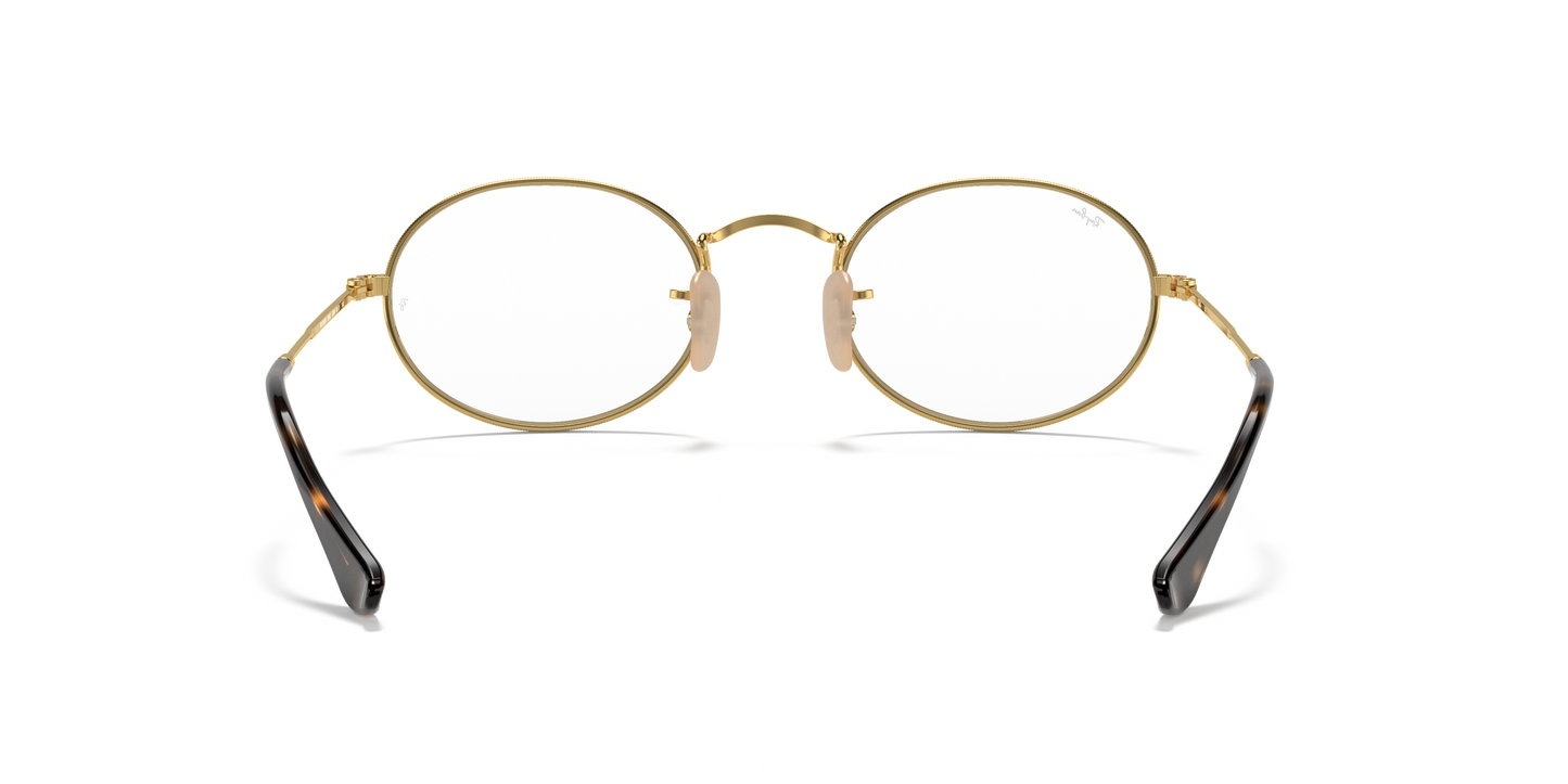 Ray-Ban RB3547V Oval Eyeglasses - Metal Frame