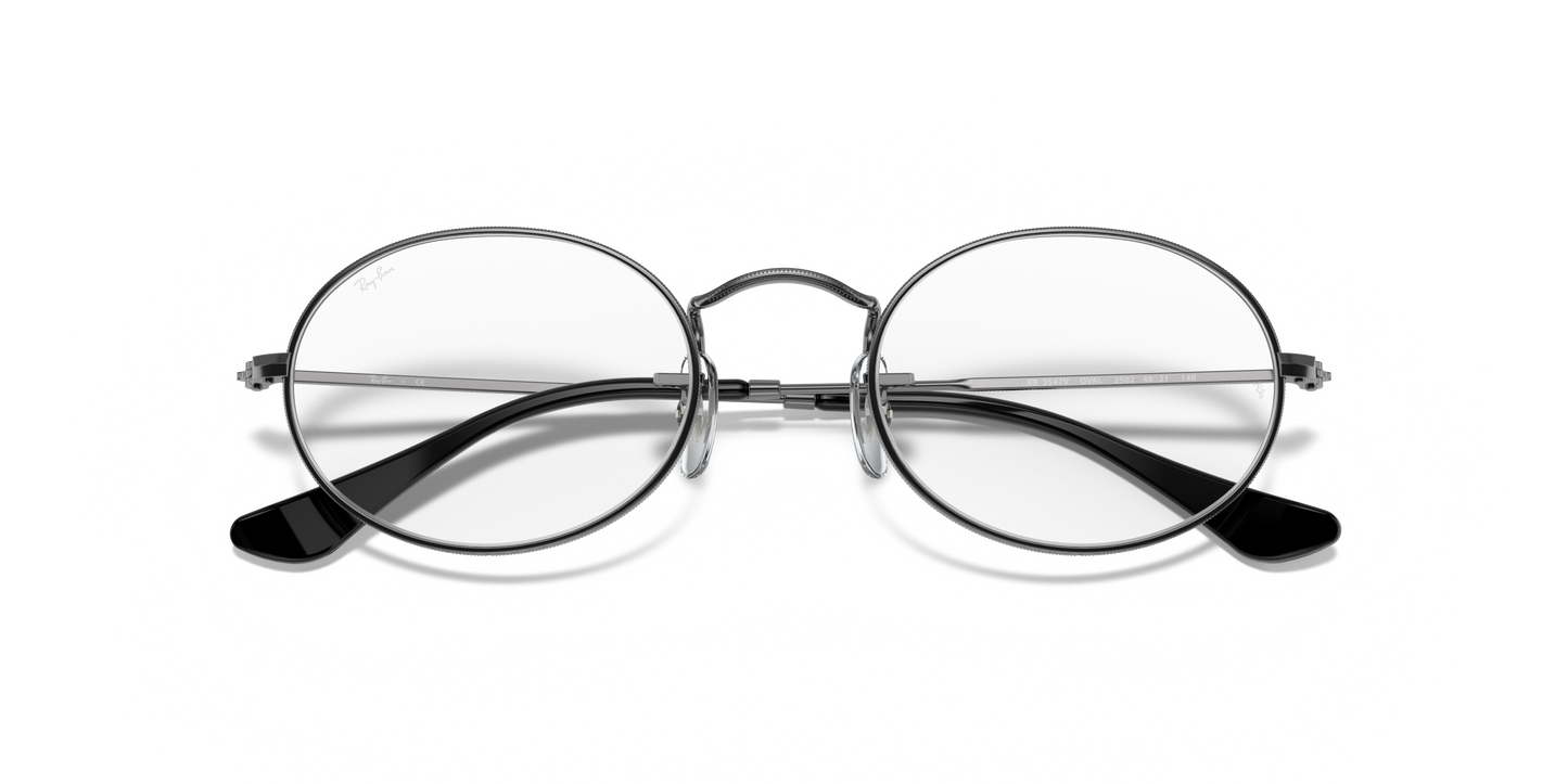 Ray-Ban RB3547V Oval Eyeglasses - Metal Frame