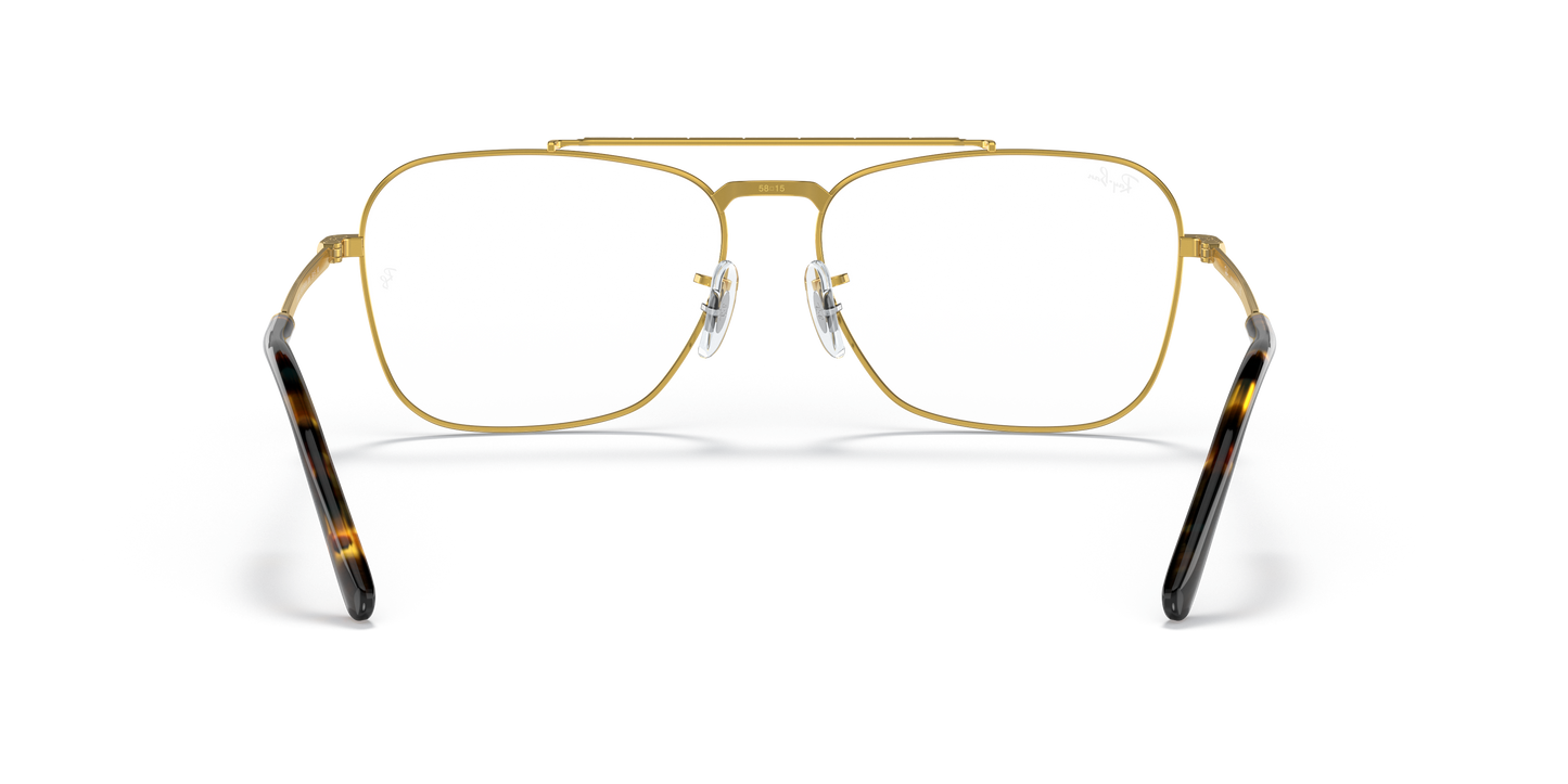 Ray-Ban RB3636V New Caravan Eyeglasses - Square Metal Frame