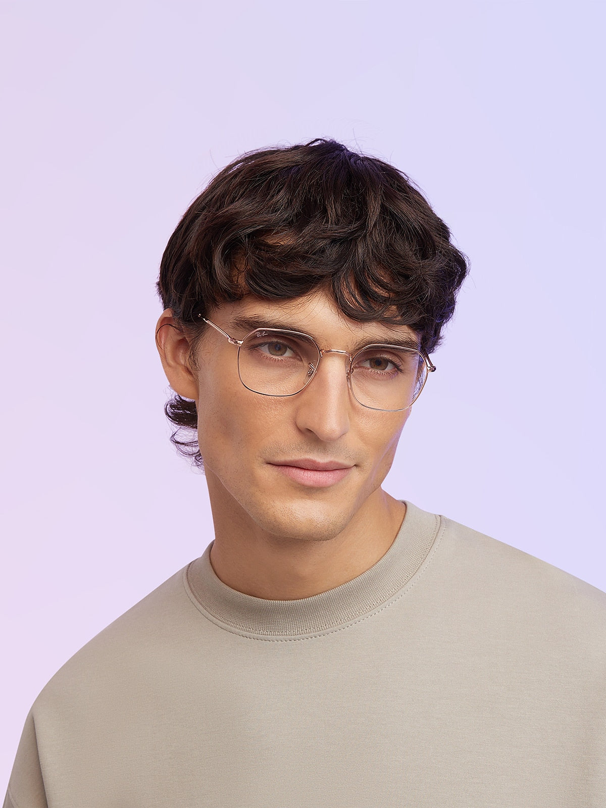 Ray-Ban RB3694V Jim Eyeglasses - Geometric Metal Frame