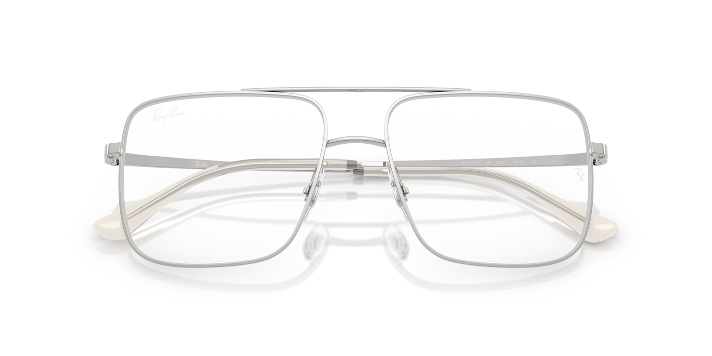 Ray-Ban RB3758V Ari Eyeglasses - Square Metal Frame