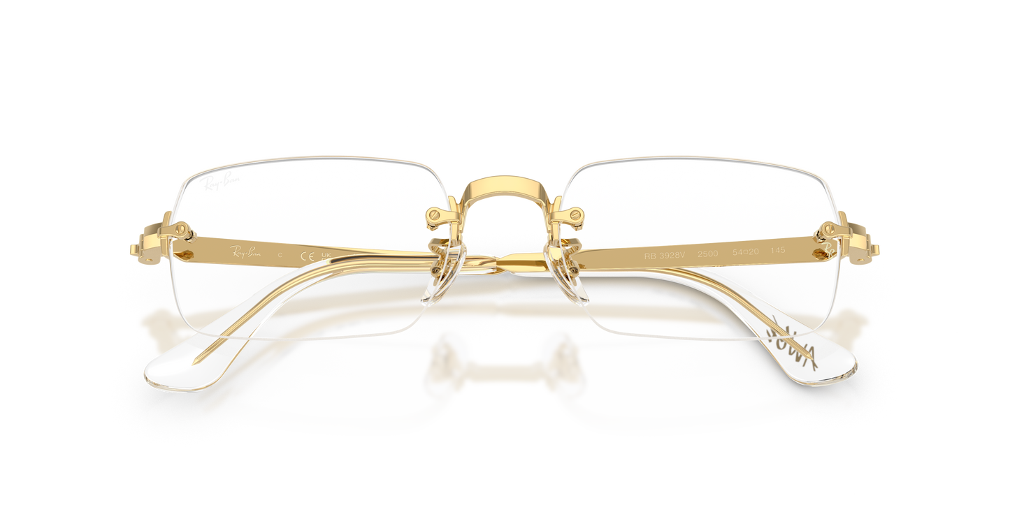 Ray-Ban RB3928V by A$AP Rocky Eyeglasses - Rectangle Metal Frame