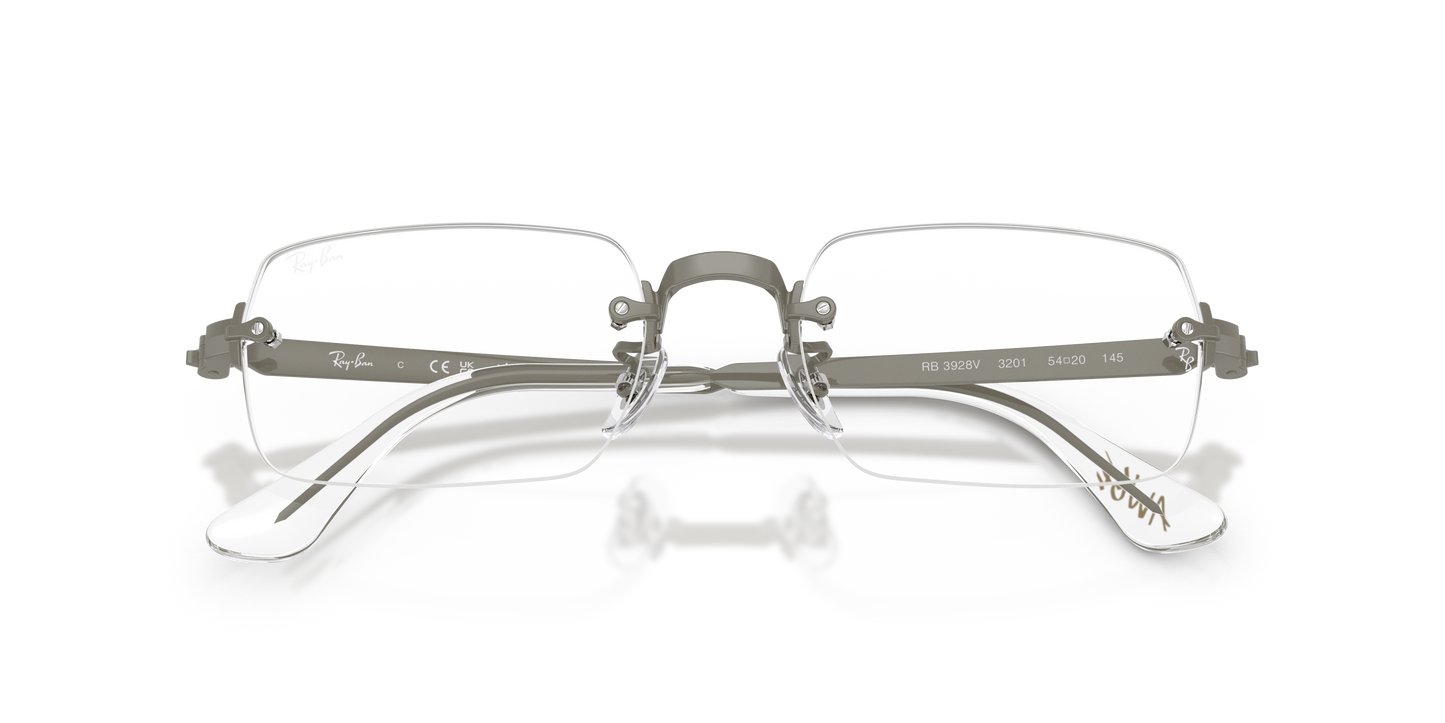 Ray-Ban RB3928V by A$AP Rocky Eyeglasses - Rectangle Metal Frame