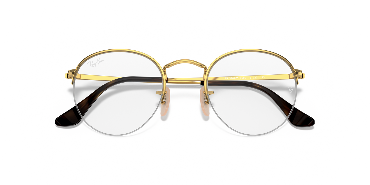 Ray-Ban RB3947V Round Gaze Eyeglasses - Metal Frame