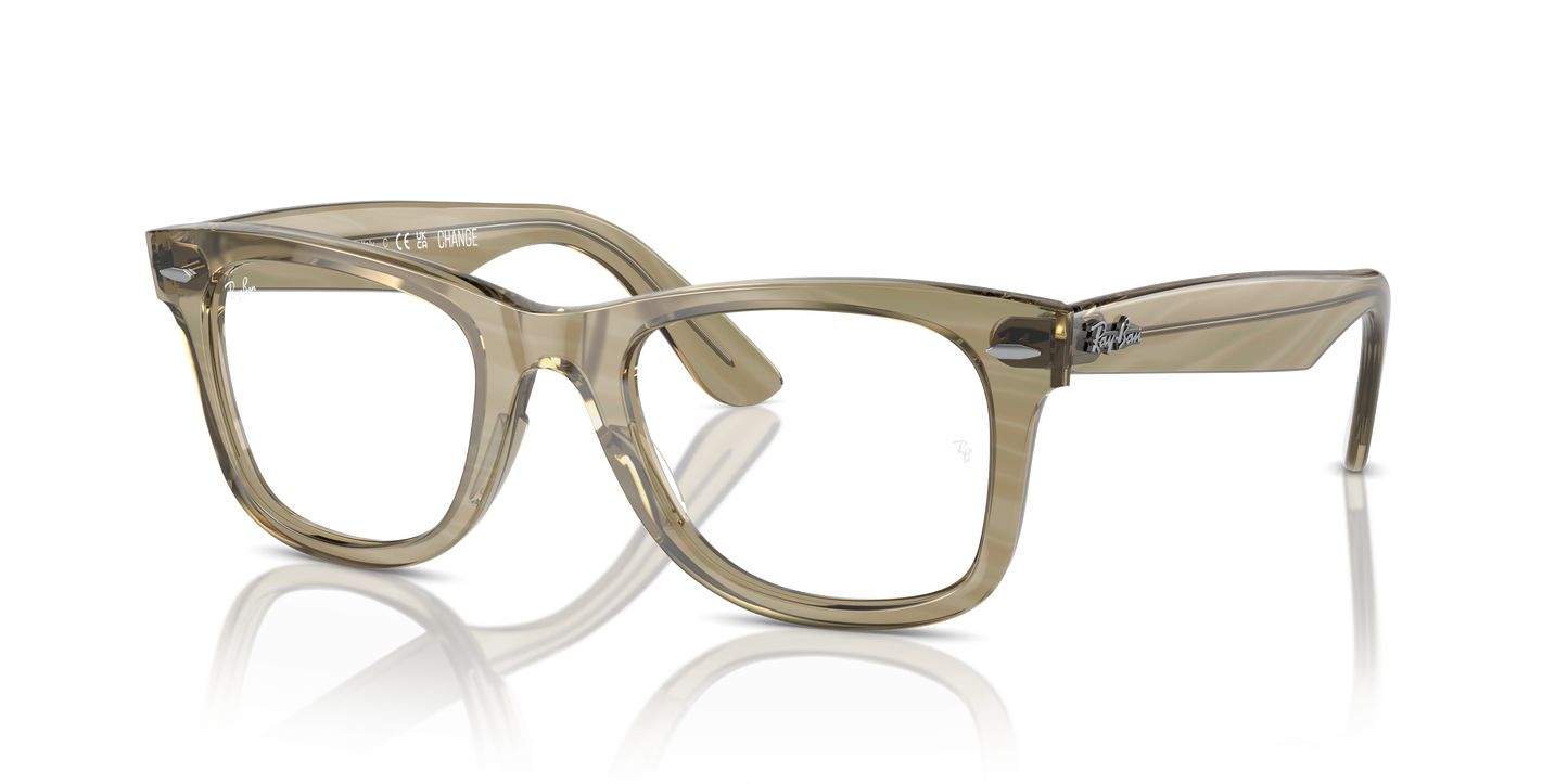 Ray-Ban RB4340V Wayfarer Ease Change Eyeglasses - Square Injected Frame