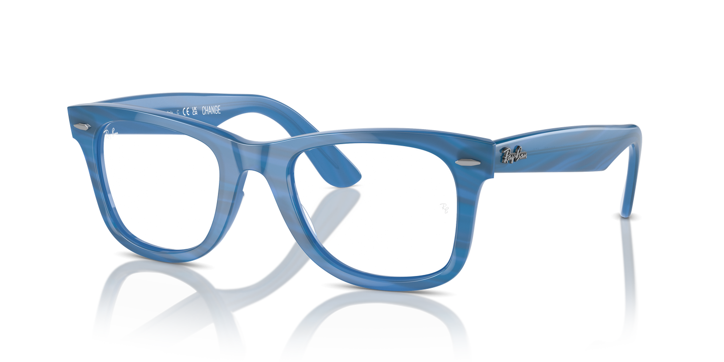 Ray-Ban RB4340V Wayfarer Ease Change Eyeglasses - Square Injected Frame