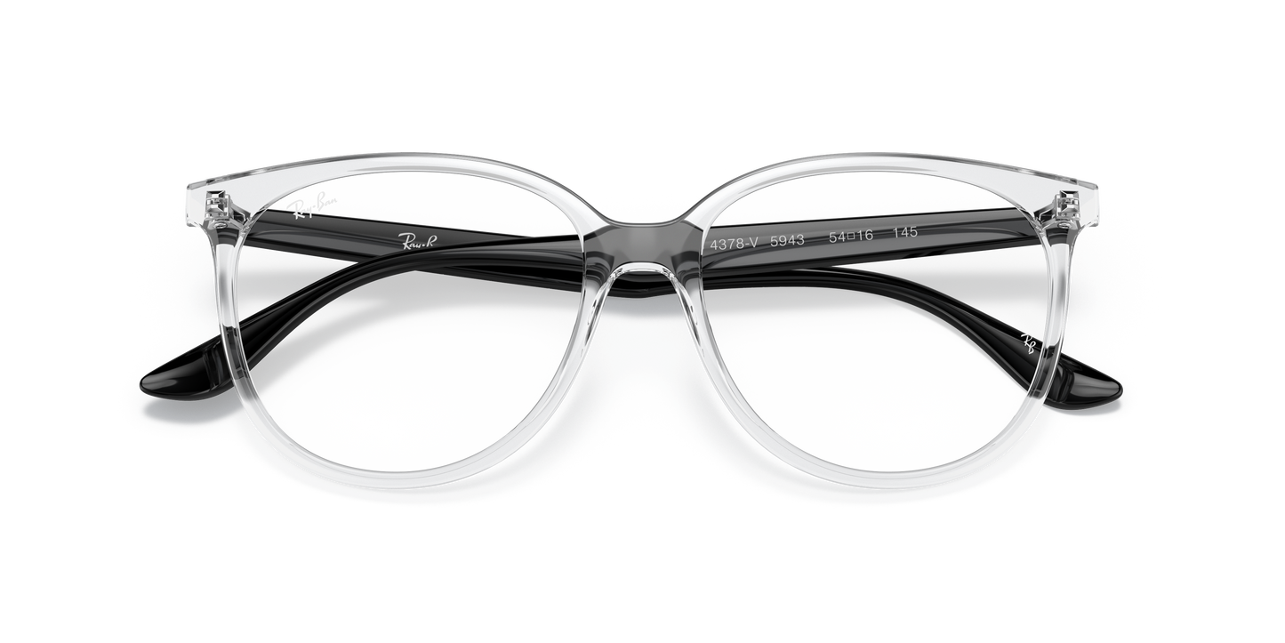 Ray-Ban RB4378V Eyeglasses - Square Injected Frame