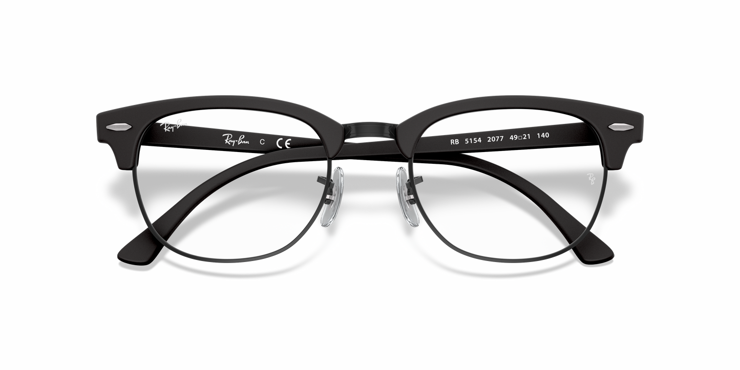 Ray-Ban RB5154 Clubmaster Eyeglasses - Square Acetate Frame