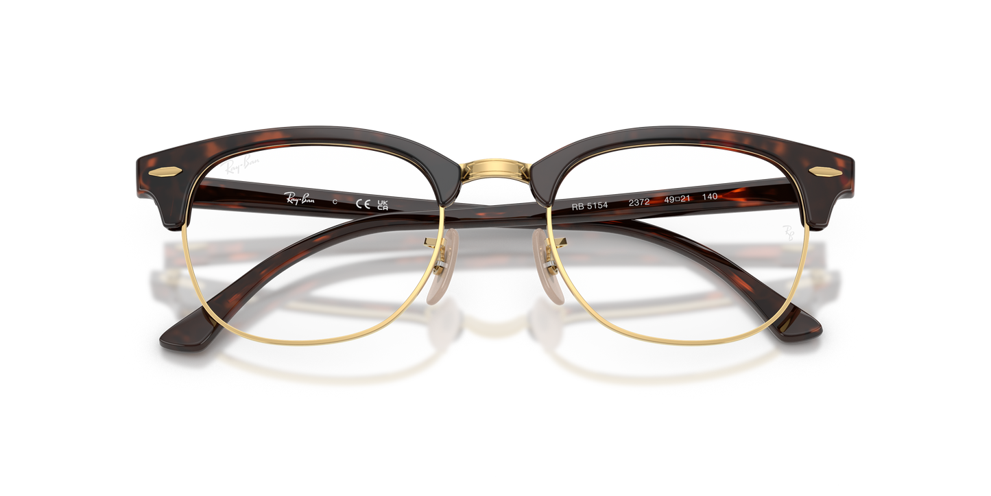 Ray-Ban RB5154 Clubmaster Eyeglasses - Square Acetate Frame