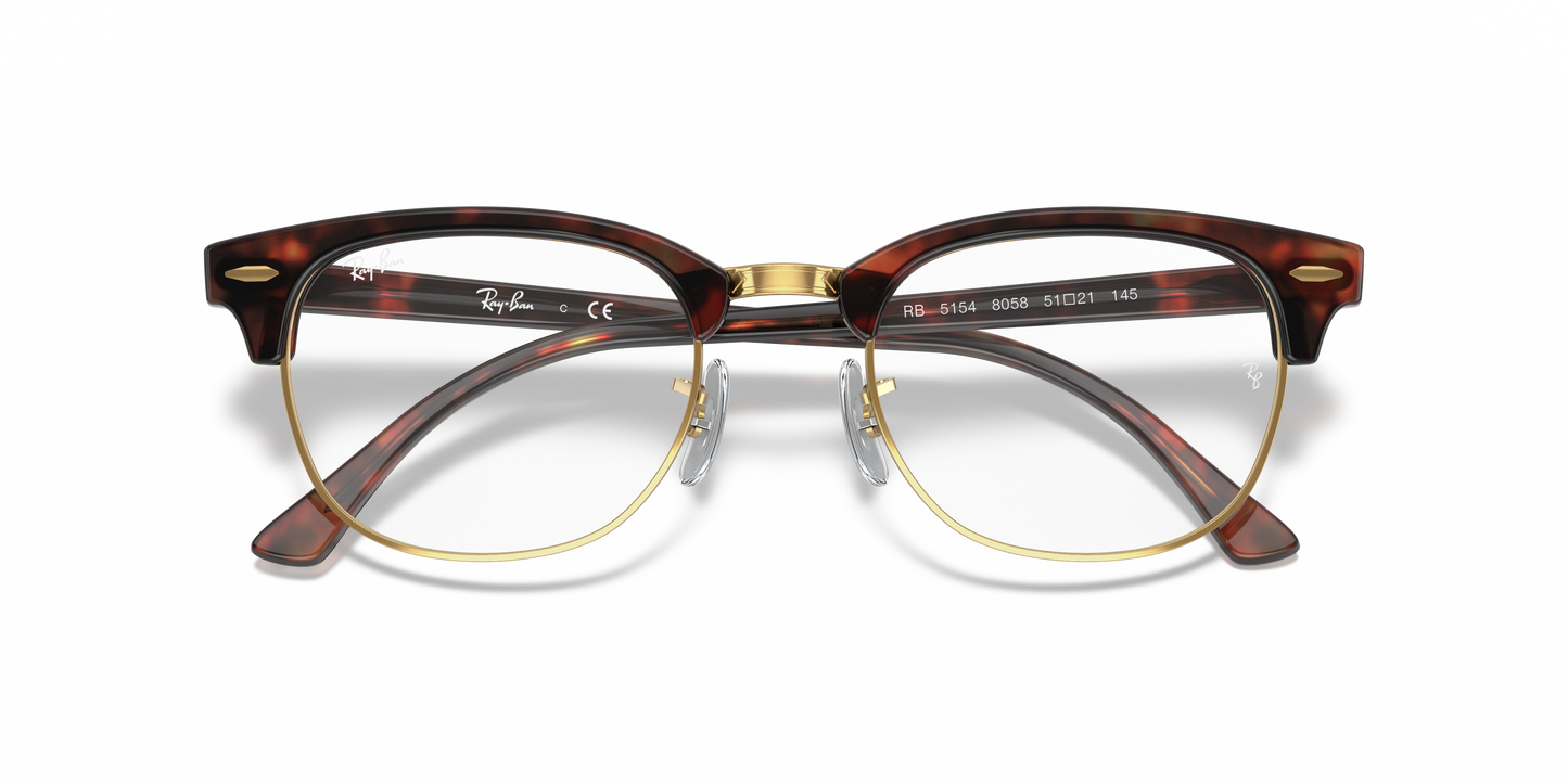 Ray-Ban RB5154 Clubmaster Eyeglasses - Square Acetate Frame