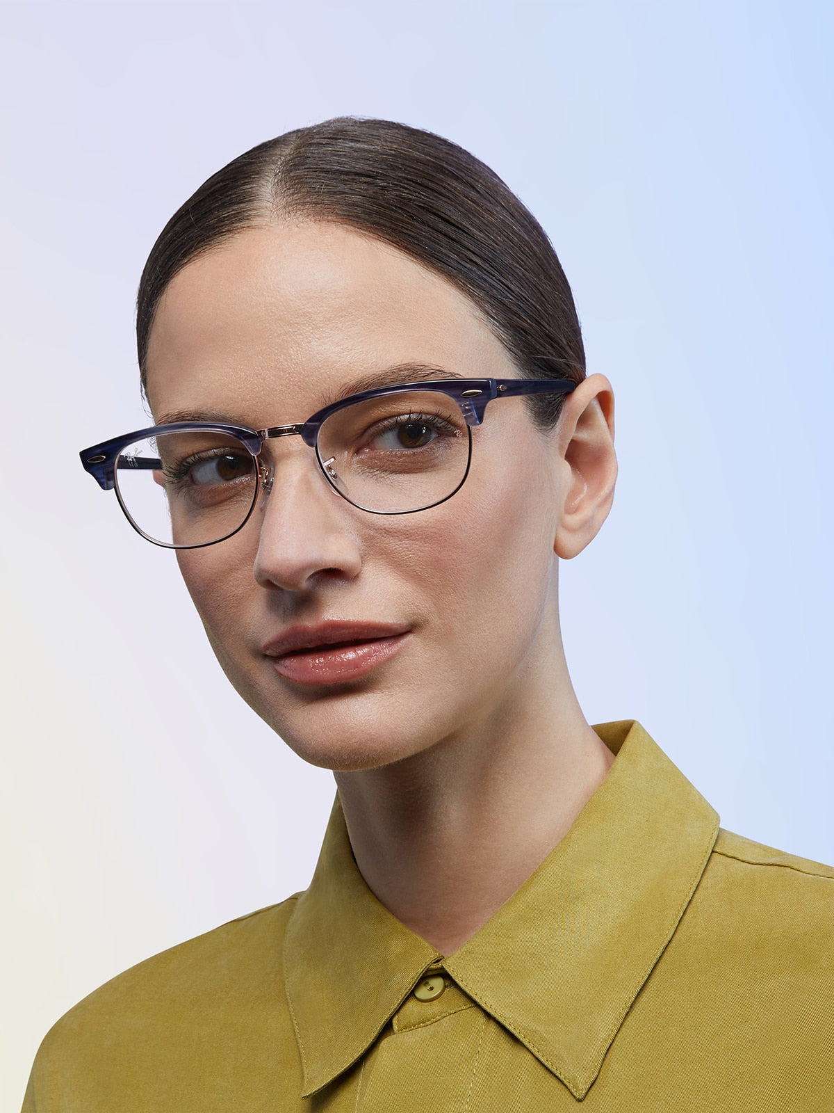 Ray-Ban RB5154 Clubmaster Eyeglasses - Square Acetate Frame