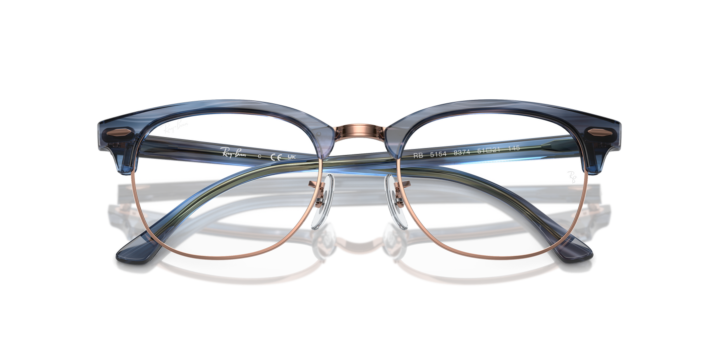 Ray-Ban RB5154 Clubmaster Eyeglasses - Square Acetate Frame