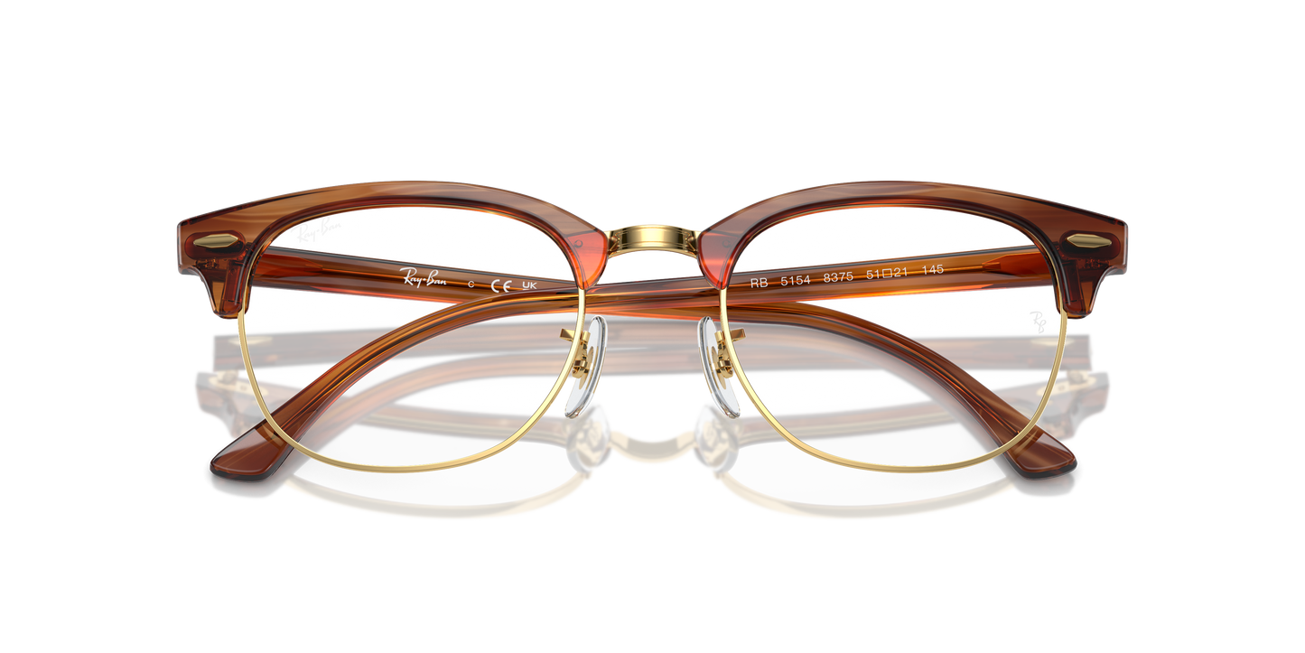 Ray-Ban RB5154 Clubmaster Eyeglasses - Square Acetate Frame