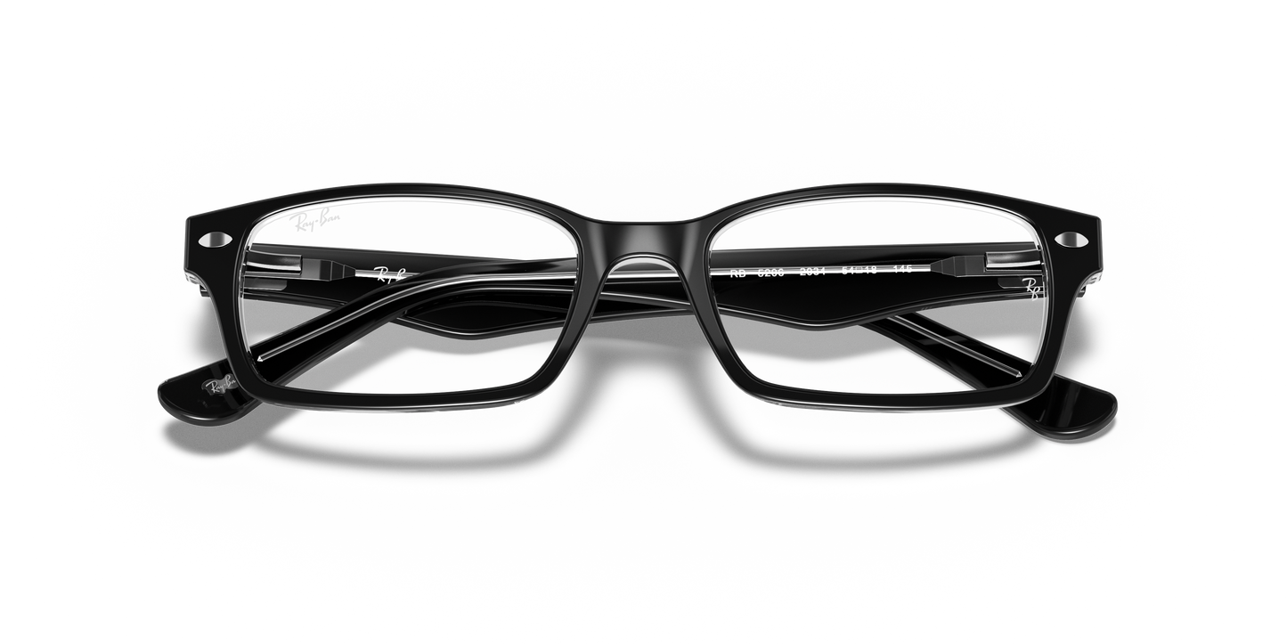 Ray-Ban RB5206 Eyeglasses - Rectangle Acetate Frame