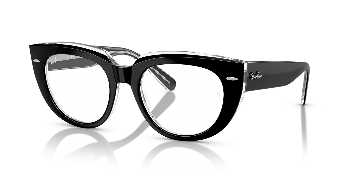 Ray-Ban RB5586 Doreen Eyeglasses - Square Acetate Frame