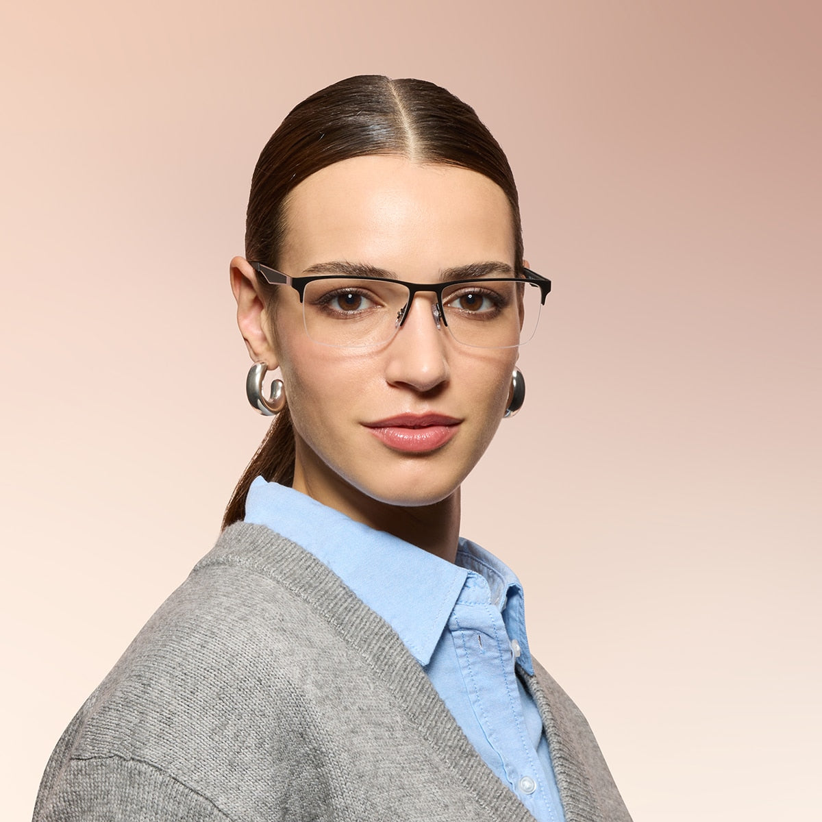 Ray-Ban RB6335 Eyeglasses - Rectangle Metal Frame