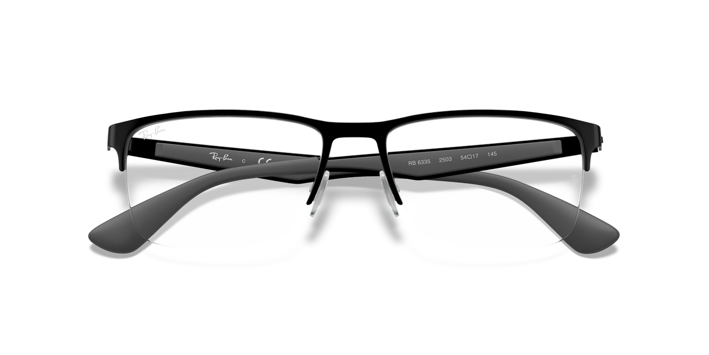 Ray-Ban RB6335 Eyeglasses - Rectangle Metal Frame
