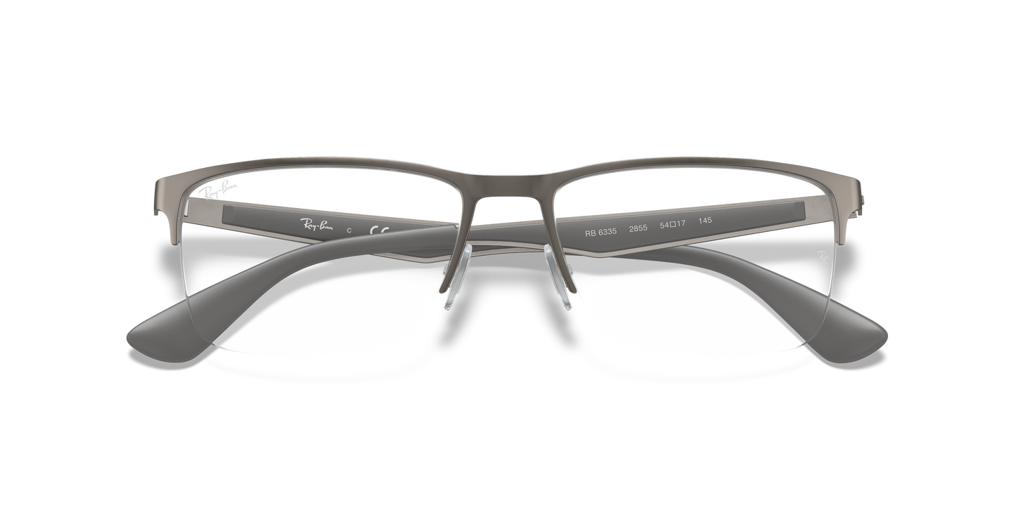 Ray-Ban RB6335 Eyeglasses - Rectangle Metal Frame