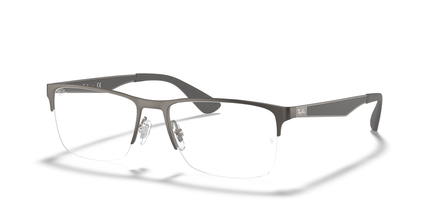 Ray-Ban RB6335 Eyeglasses - Rectangle Metal Frame