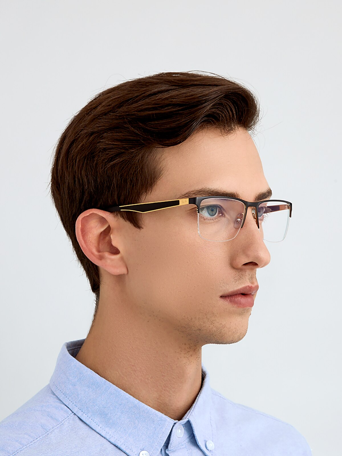 Ray-Ban RB6335 Eyeglasses - Rectangle Metal Frame