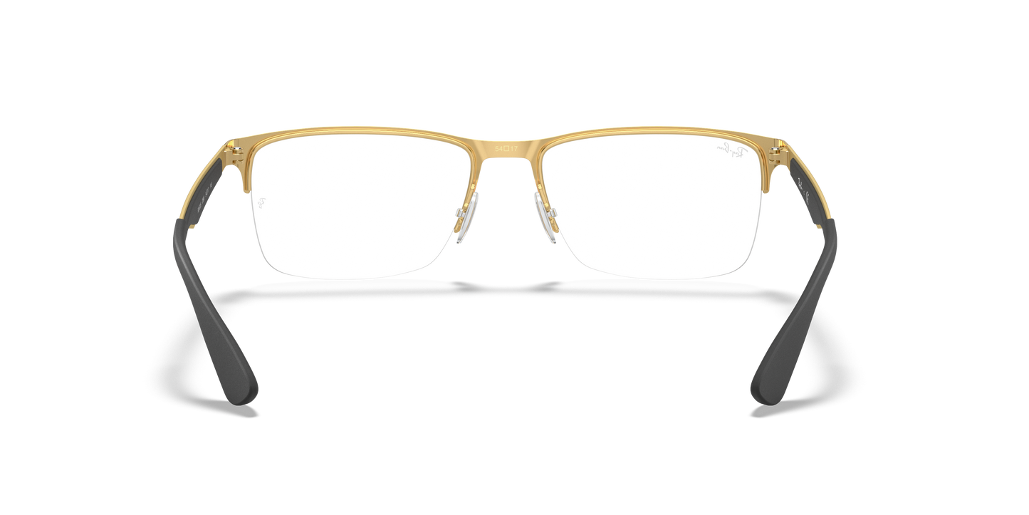 Ray-Ban RB6335 Eyeglasses - Rectangle Metal Frame