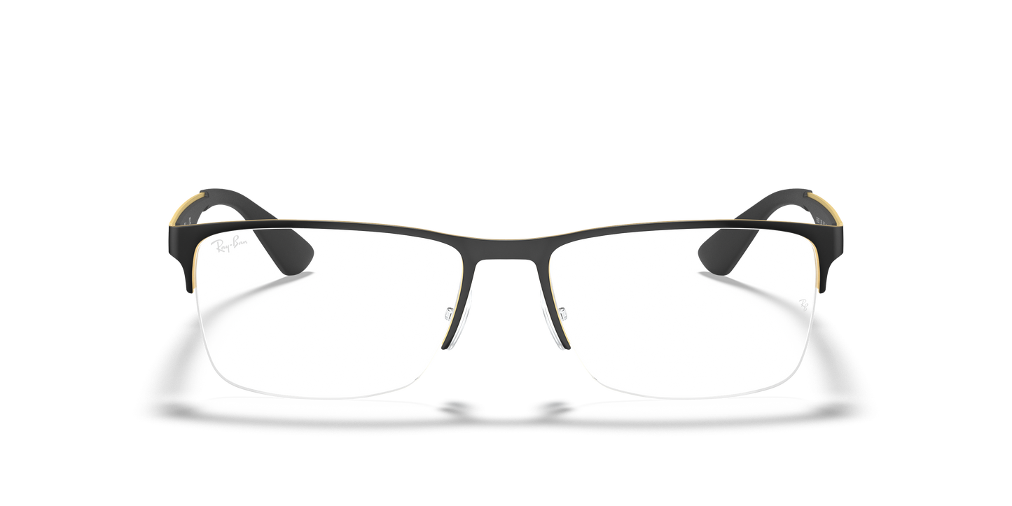Ray-Ban RB6335 Eyeglasses - Rectangle Metal Frame