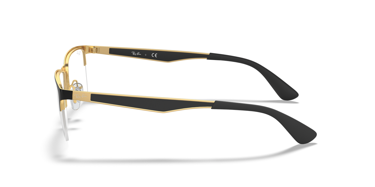 Ray-Ban RB6335 Eyeglasses - Rectangle Metal Frame