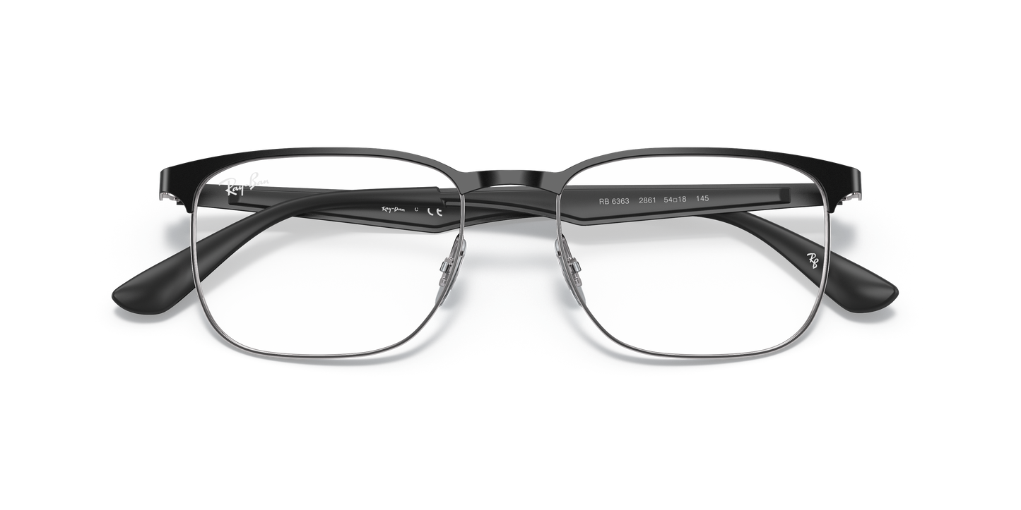Ray-Ban RB6363 Eyeglasses - Square Metal Frame