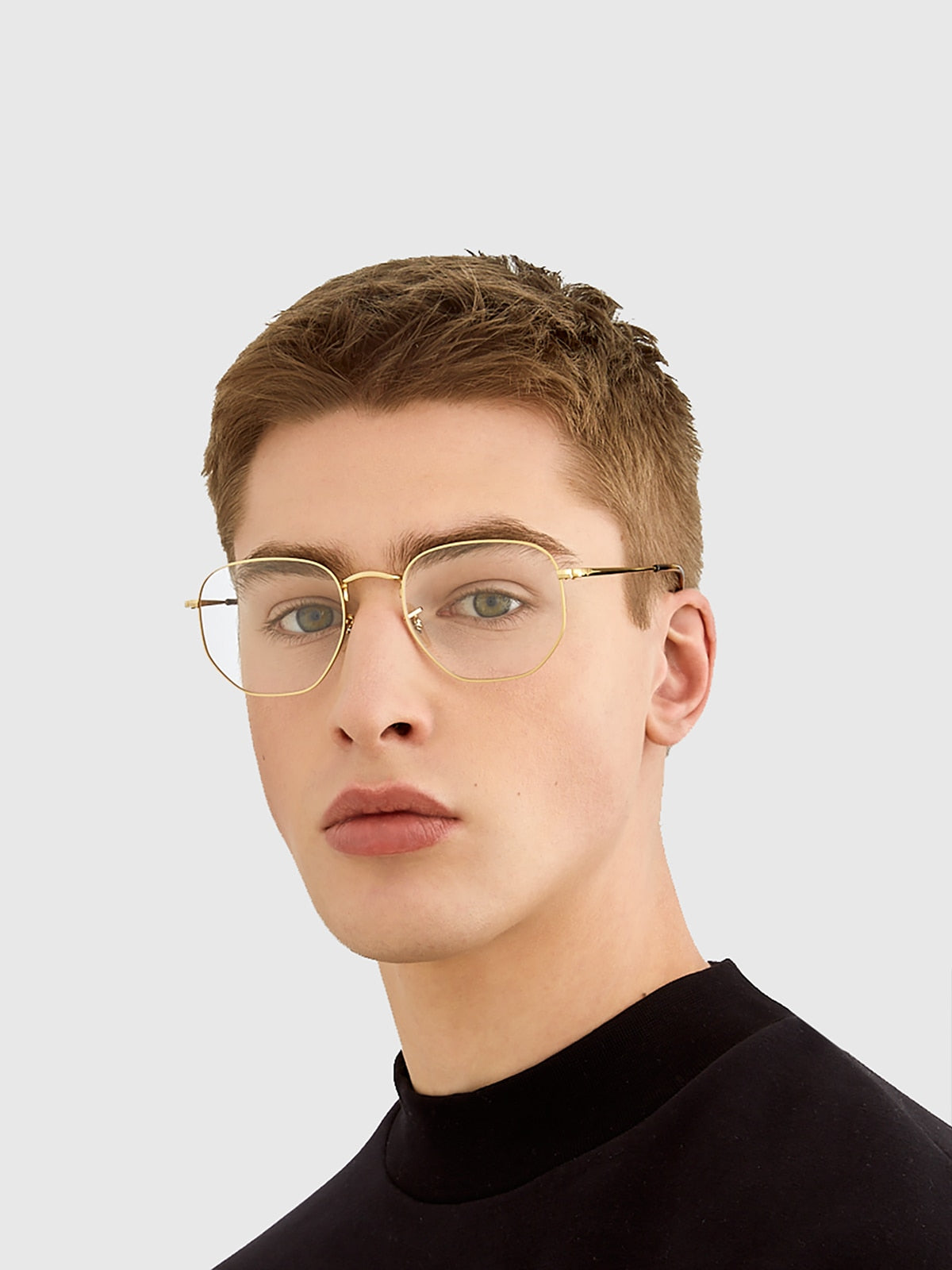 Ray-Ban RB6448 Hexagonal Eyeglasses - Geometric Metal Frame