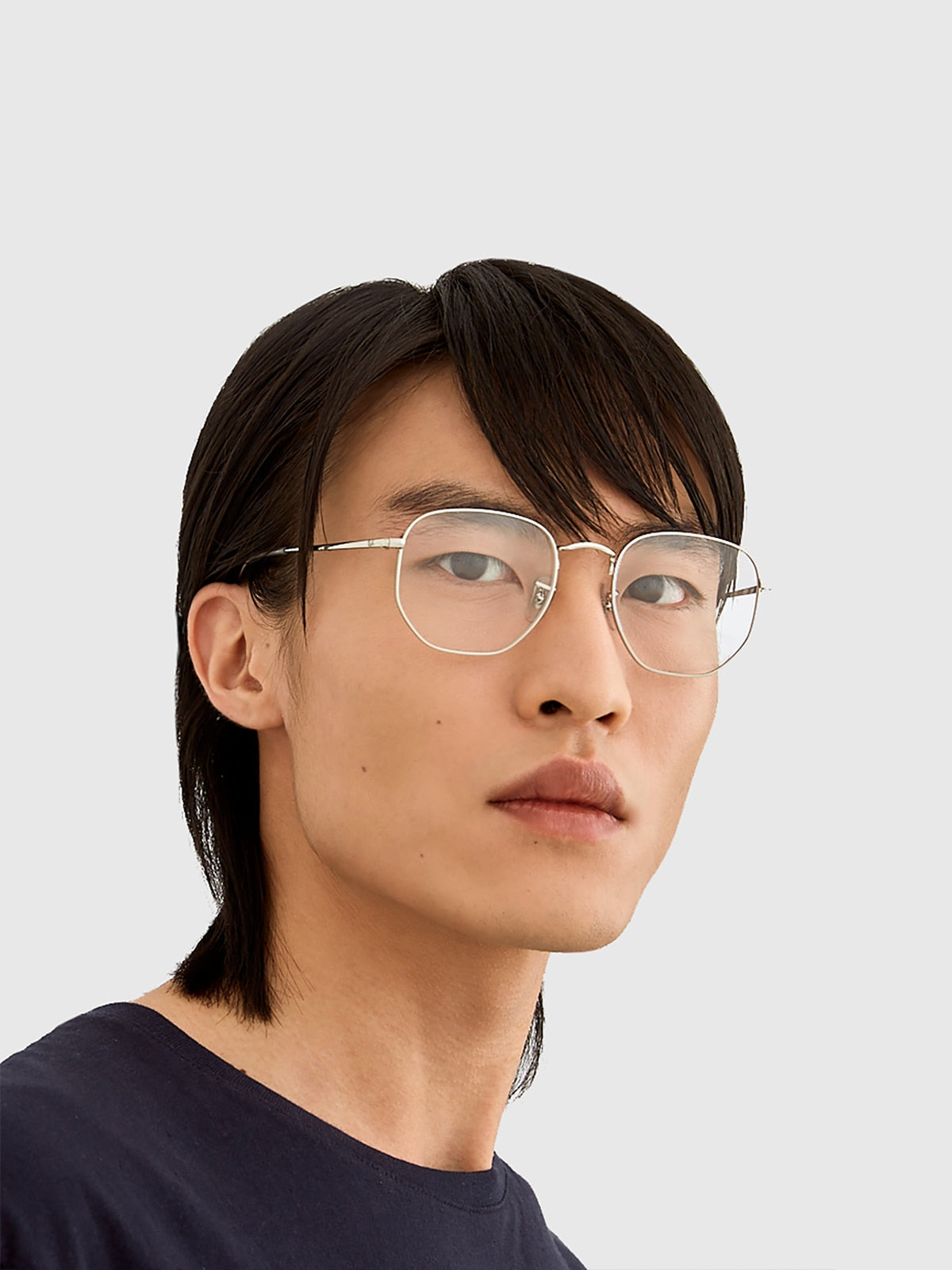 Ray-Ban RB6448 Hexagonal Eyeglasses - Geometric Metal Frame