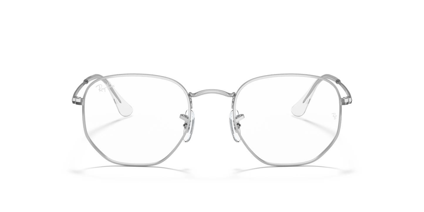 Ray-Ban RB6448 Hexagonal Eyeglasses - Geometric Metal Frame